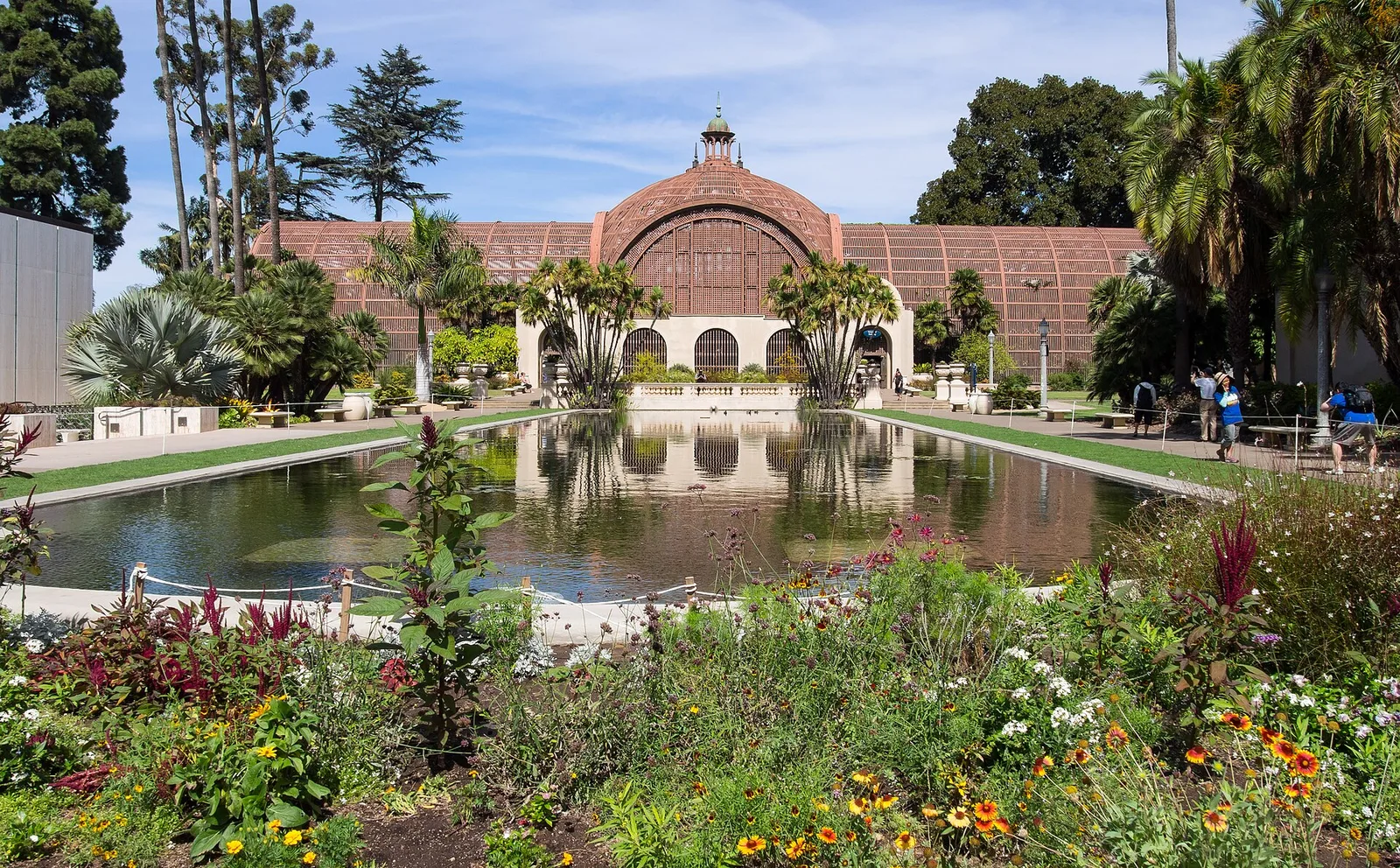 The Botanical Building and lily pond in Balboa Park, San Diego